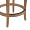 Alaterre Furniture Hanover Swivel Counter Height Bar Stool, Weathered Brown and Beige ANHN03FDC - alternate 5